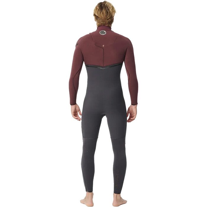 2024 Rip Curl Mens Flashbomb Pro 3/2mm Zip Free Wetsuit 14OMFS - Maroon